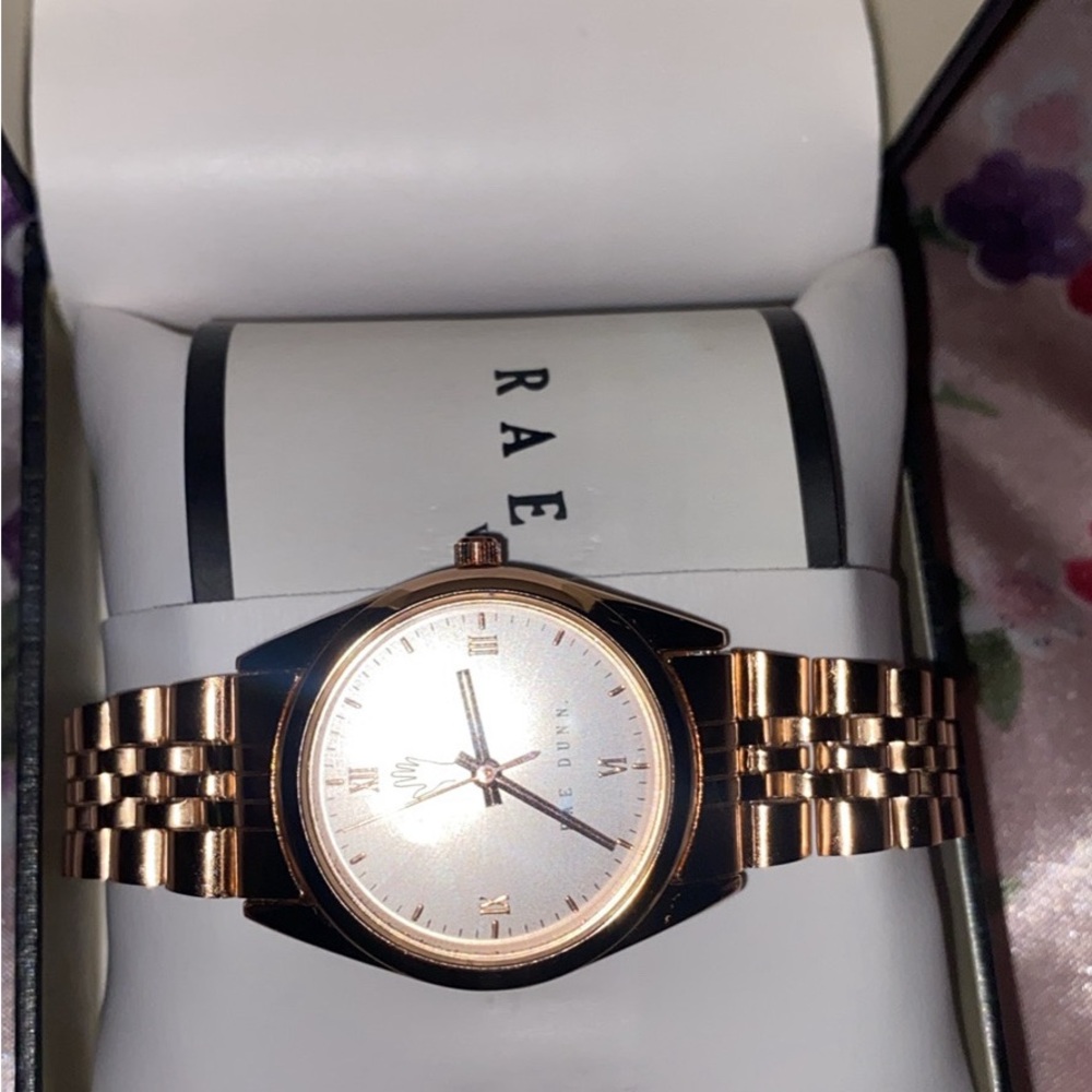 Rae Dunn Rose gold watch